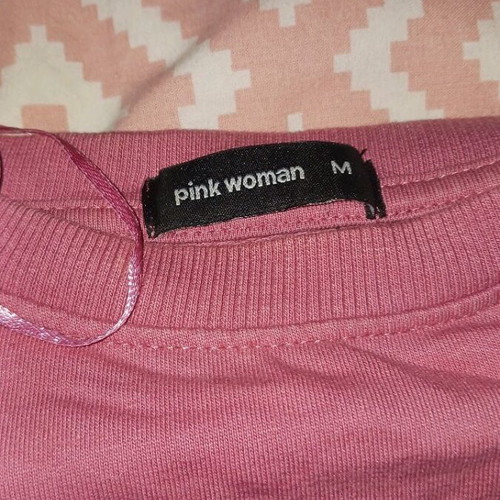 Pink Woman pink sweatshirt used, size M