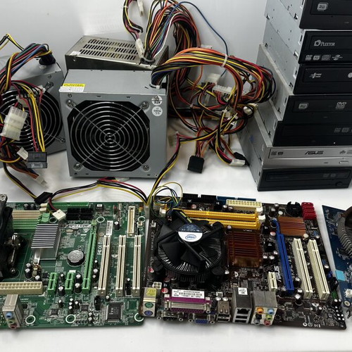 Old computer parts used, set
