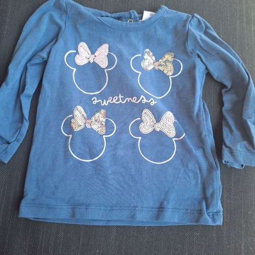 Mìnnie cotton baby shirt like new, 3-6 months
