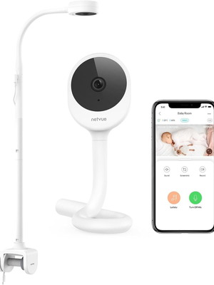 Netvue Baby Monitor 1080P with Night Vision and Two-Way Audio