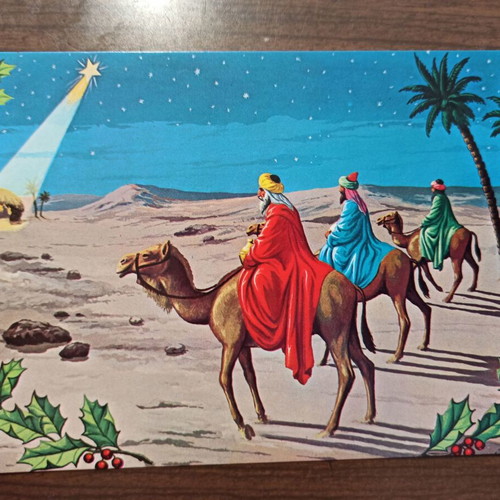 Collectible festive cards set of 9 like new