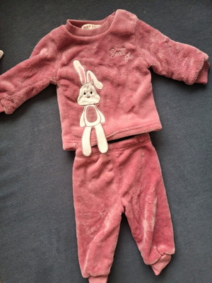 Βρεφικό σετ φόρμας fleece 9 μηνών Miss Ebito σαν καινούργιο