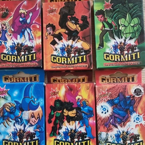 Gormiti vintage set of 210 cards in 6 boxes new