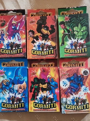 Gormiti vintage set of 210 cards in 6 boxes new