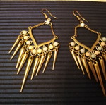 Dangling earrings used