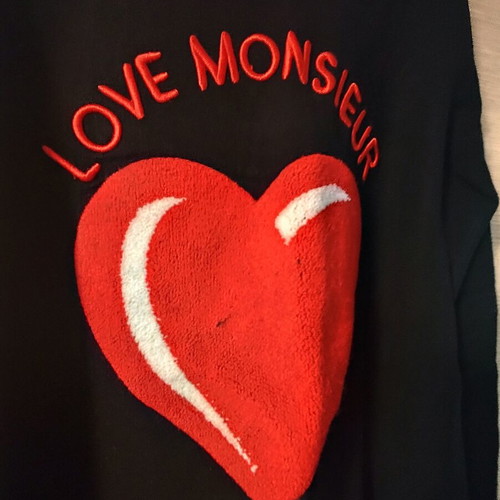 Knitted long blouse like new, black, ideal for leggings