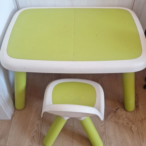Snoby desk with chair used, plastic for preschool children