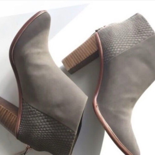 Ted Baker winter boots like new, leather, size 38, beige and gray