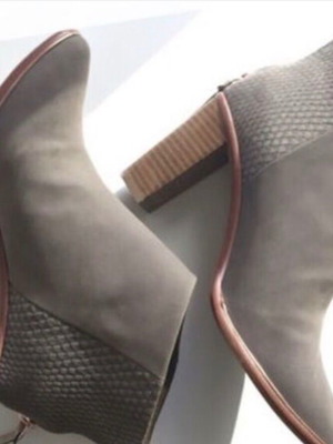 Ted Baker winter boots like new, leather, size 38, beige and gray
