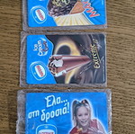 Set of 3 OTE Nestlé Ice Cream collectible phone cards