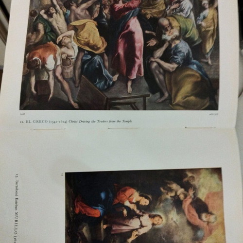 Art book used with 24 paintings from the National Gallery London 1959