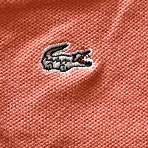 Lacoste coral halter top size 36 like new