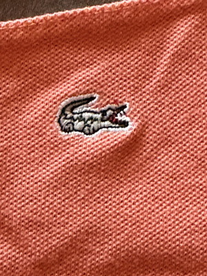 Lacoste coral halter top size 36 like new