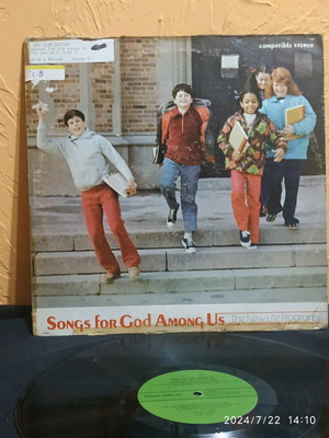 Songs for God Among Us vinyl record used, 33 rpm