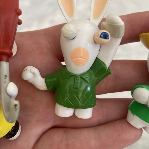 Rabbits figures used, incomplete set