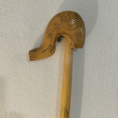 Handmade Traditional Glitsa 85cm from Cornelian Cherry Wood like new