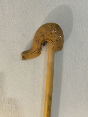 Handmade Traditional Glitsa 85cm from Cornelian Cherry Wood like new