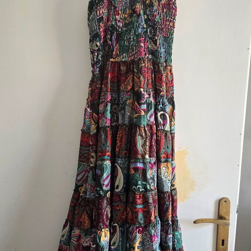 Sara colorful printed airy dress, free size