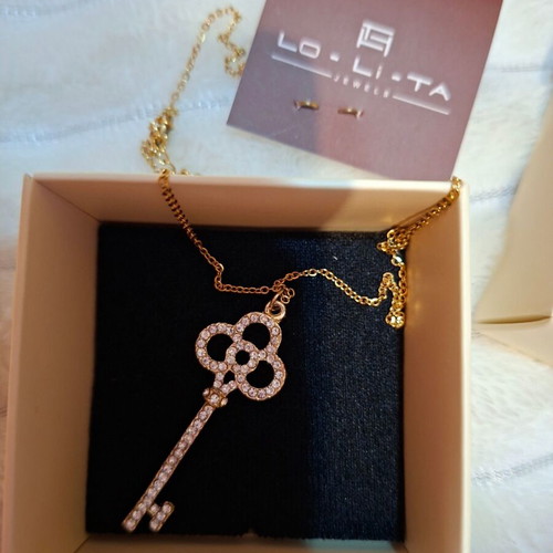 Lolita cross necklace new gold-colored