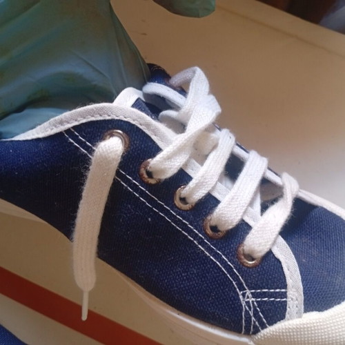 Vintage Sportex sneakers size 42, like new, blue and white