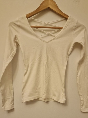 Top backless white size XS like new