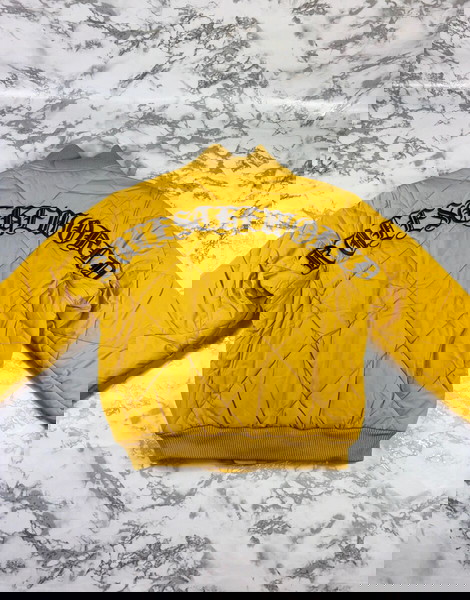Corteiz Μπουφάν Medium Ανδρικό Ανοιξιάτικο Puffer Quilted Jacket Μουσταρδί Κίτρινο Καινούρια ζακέτα