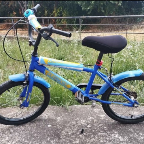 Clermont bicycle with 20 inch wheels, blue