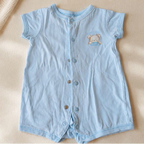Prenatal romper for 3-month-old baby boy, like new, blue