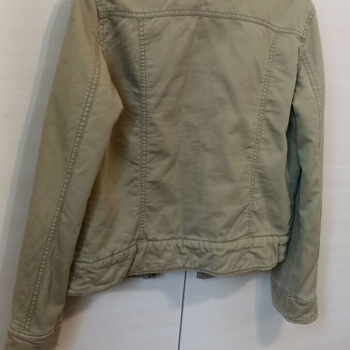 Bershka women's army style jacket used, small size, khaki