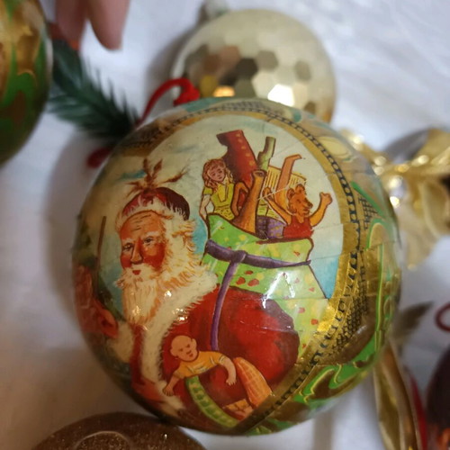 Christmas ornaments used, assorted set
