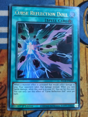 Curse Reflection Doll Yu-Gi-Oh! Quick Play Spell κάρτα σαν καινούργιο