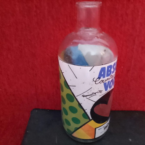 Antique Vodka Absolut bottle Sweden 700 ml used, collectible and rare