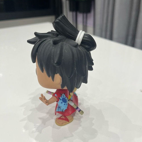 Luffytaro collectible toy used with box and minor damage