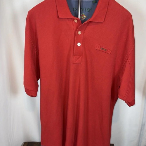 Polo Orvis Signature T-shirt red size XXL like new