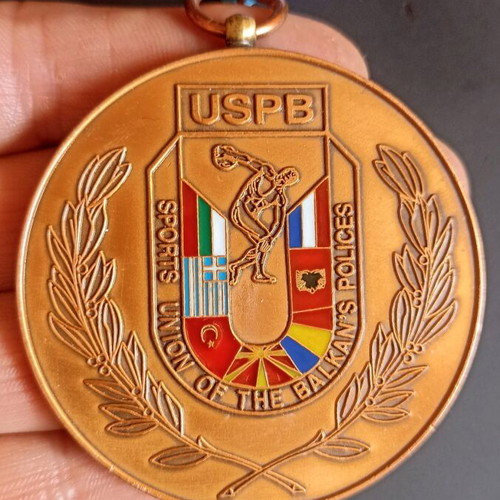 USPB Metal Medal 4th Balkan Police Judo Championship Athens 2002 like new