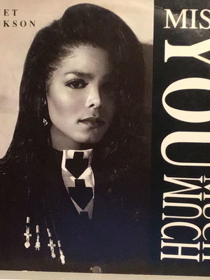 Janet Jackson Miss You Much vinyl record used, Synth-pop
