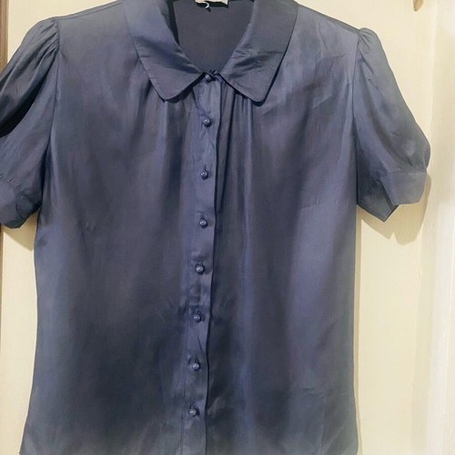 Casharel romantic shirt gray blue size M like new