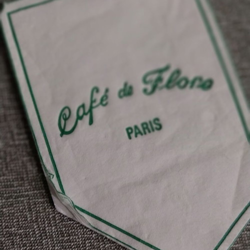 Συλλεκτική χαρτοπετσέτα Cafe de Flore καινούργια