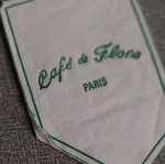 Συλλεκτική χαρτοπετσέτα Cafe de Flore καινούργια