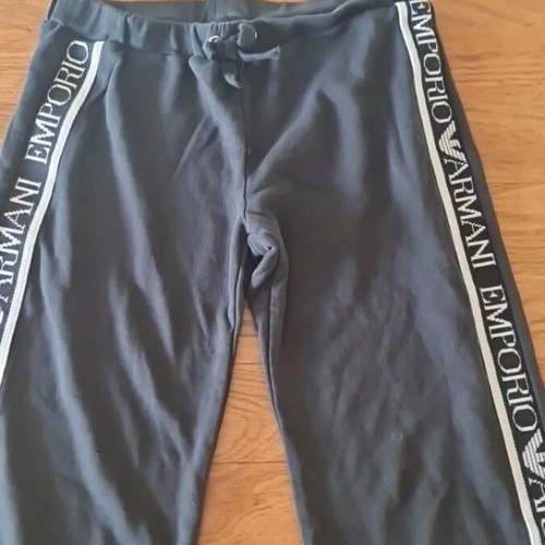 Black tracksuit set emporio armani