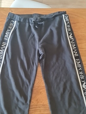 Black tracksuit set emporio armani
