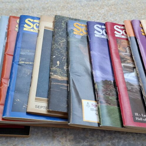 Scottish Rite Journal of Freemasonry used, 19 issues 1990-2001 English