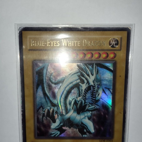 Blue-Eyes White Dragon LOB card used