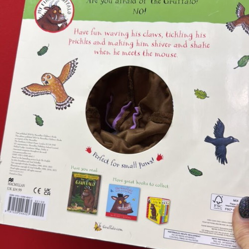 The Gruffalo Puppet Book used