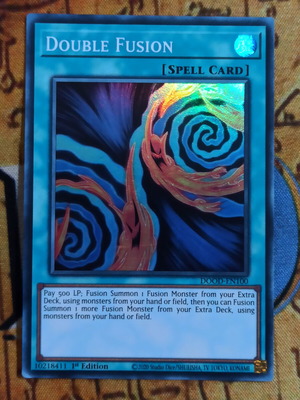 Double Fusion κάρτα Yu-Gi-Oh! σαν καινούργιο, Normal Spell