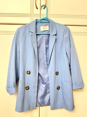 Stradivarius blue jacket like new, size S