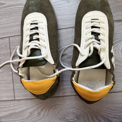 Tory Burch athletic shoes, khaki green, size 41
