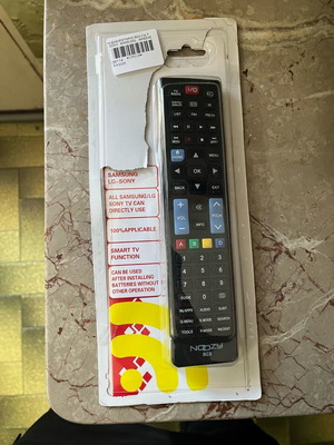 NOOZY RC8 Remote Control for Samsung Sony LG New
