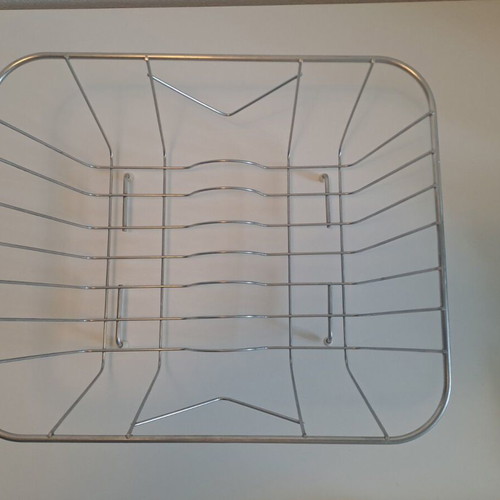 Sanitec Stainless Steel Sink Drainer Silver 28x33cm