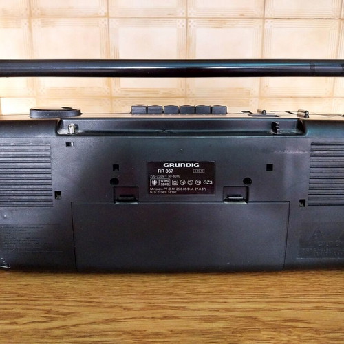 Grundig RR 367 vintage boombox with UBS, used